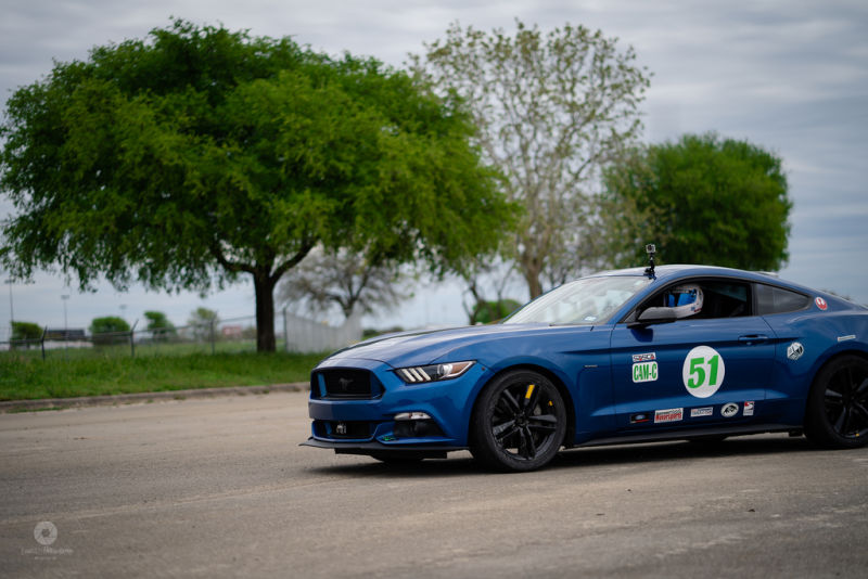 Illustration for article titled Almost an hour - Blue autocross Mustang edition