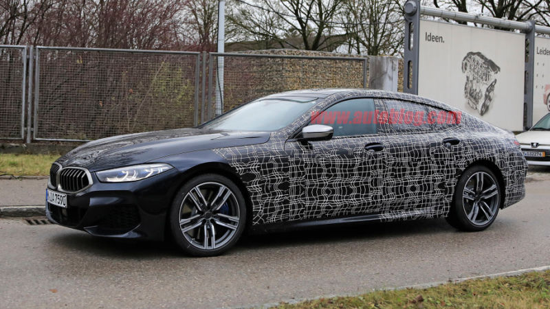 Illustration for article titled BMW 8-Series Gran Coupe spied testing with almost no camoem/em