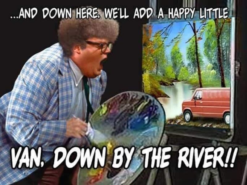 Illustration for article titled In a van down by the river