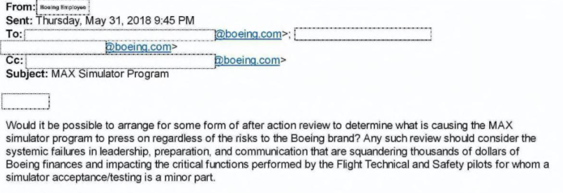Illustration for article titled This is a hard read - released Boeing emails