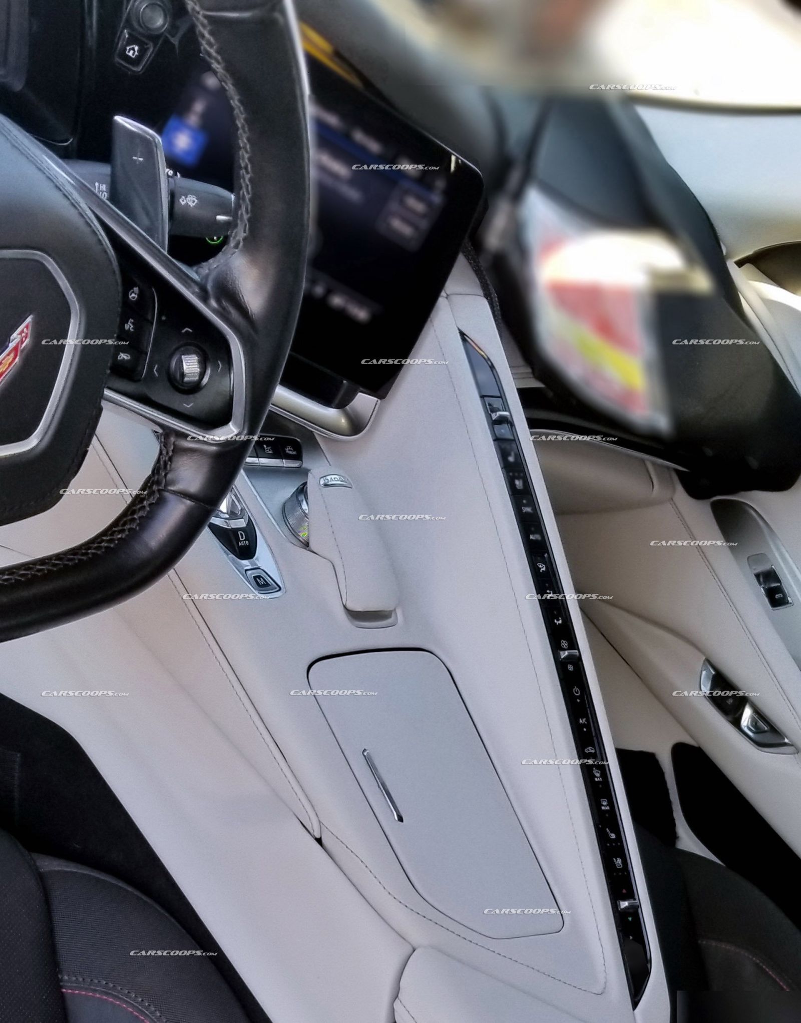 Illustration for article titled 2020 Corvette C8 interior first pics