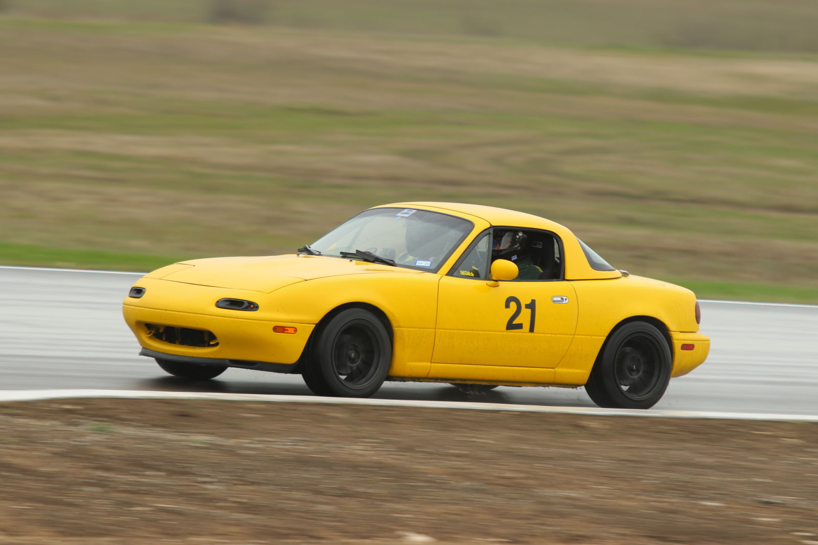 Illustration for article titled Miata in the wet