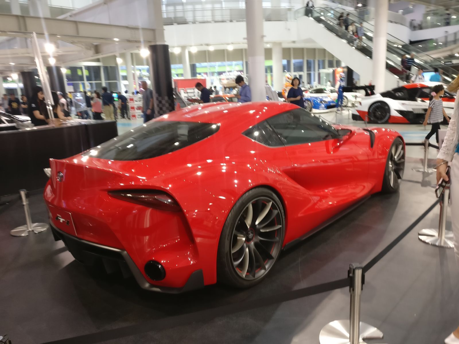 I’m a sucker for seeing actual concept cars in the flesh. This is the FT-1