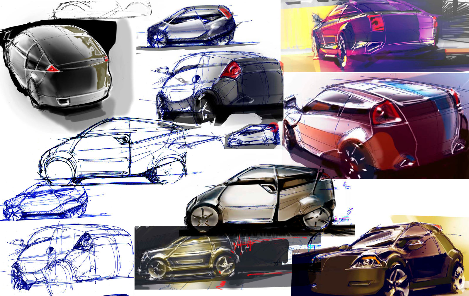 Illustration for article titled I drew these cars 15 years ago.