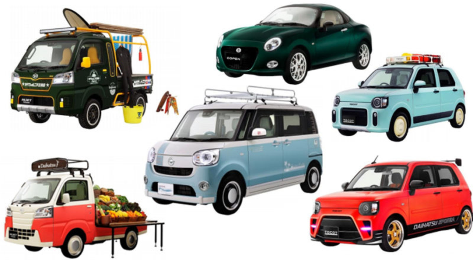 Illustration for article titled Fun Daihatsu Concepts from the Tokyo Auto Salon