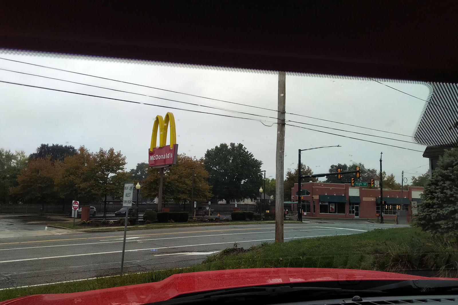 The East High Street McDonald’s. The 1960s building has been demolished and replaced, the current restaurant is on the former site of the Nagle Motors Dodge dealership, the Rosedale Diner was where the McDonald’s parking lot is now.