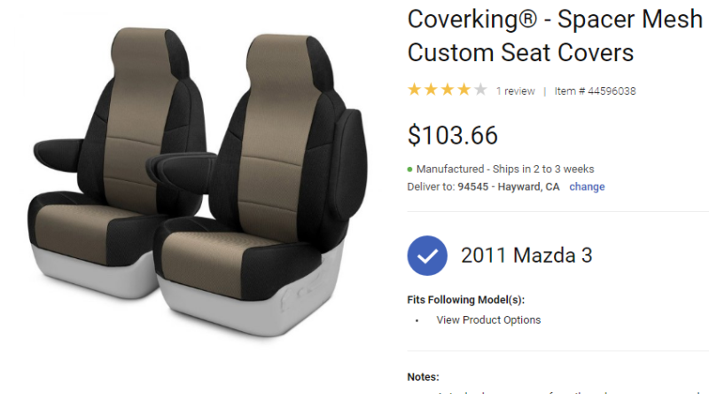 Illustration for article titled Coverking Seat Covers?