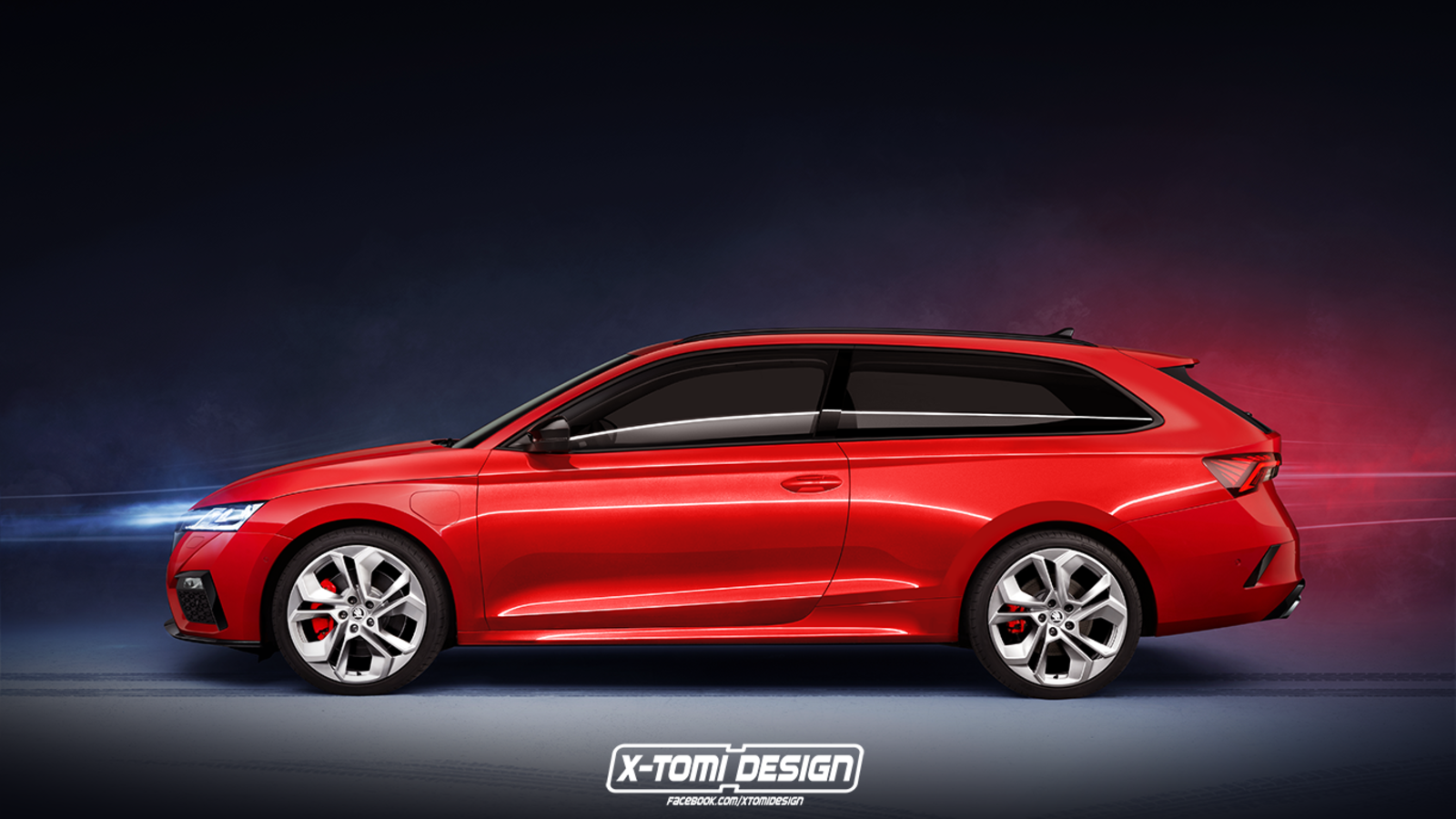 Illustration for article titled Well youve all seen the new Skoda Octavia, but Car Throttle did some renderings.