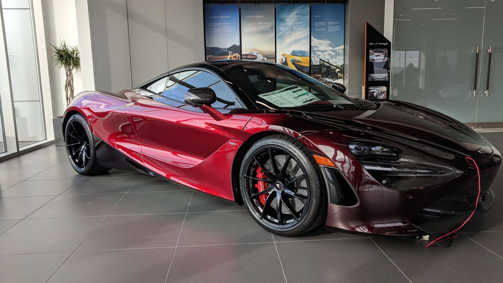 The Hypervelocity Red is a $78k color option