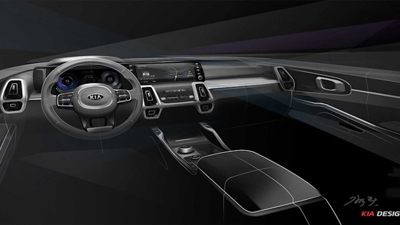 Illustration for article titled The new Sorento looks good - Inside  Out