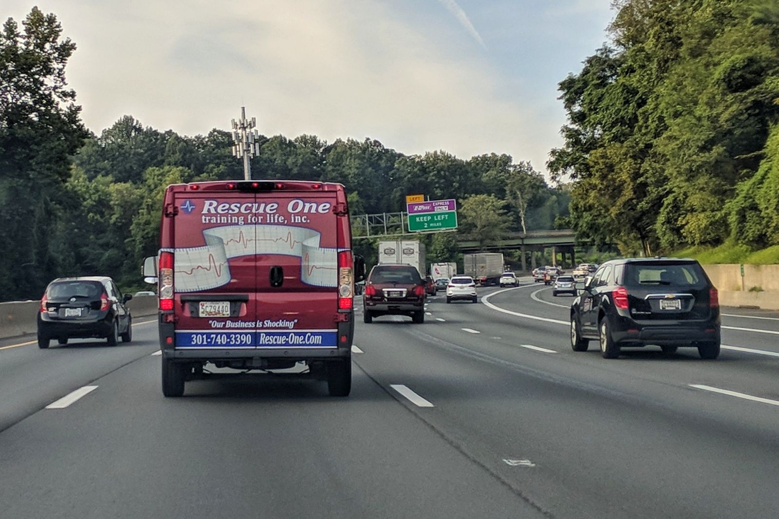 Illustration for article titled This is one hell of a slogan, and other random morning commute observations, with a Buick Regal Sportback sighting and other bonus content