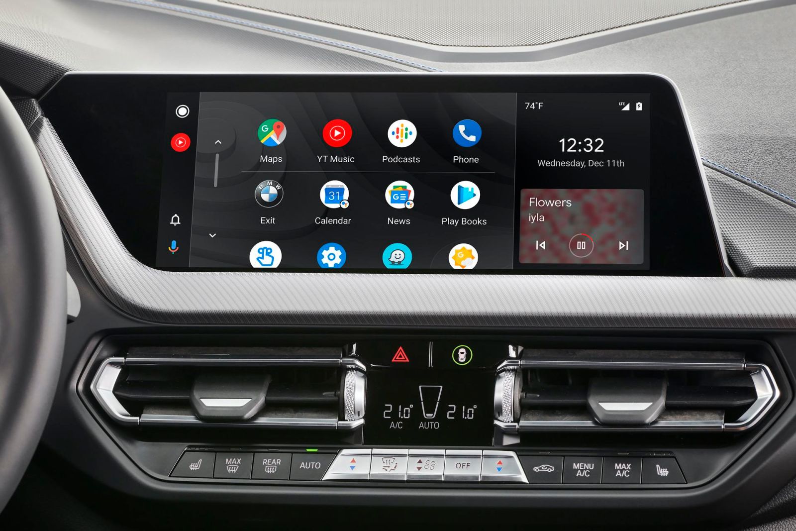 Illustration for article titled Now theres one less thing in the world for me to complain about: BMW is finally jumping on the Android Auto bandwagon (UPDATE: except they still kinda fucked it up)