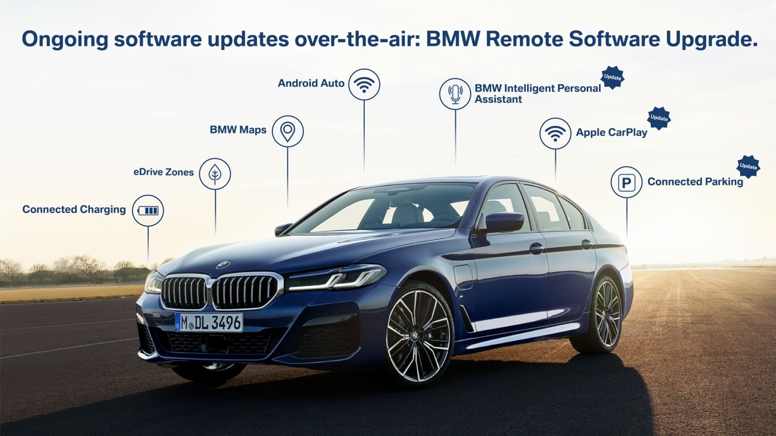 Illustration for article titled BMW is pushing out the iDrive 7 OTA update that adds Android Auto to compatible cars. Oh, it was supposed to happen in July.