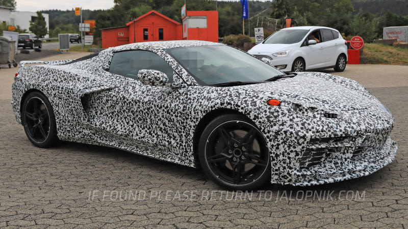 Illustration for article titled Mid-Engine GM Prototype Confirmed as the C8 Corvette? When It May Debut, And Possible MSRP Revealed.