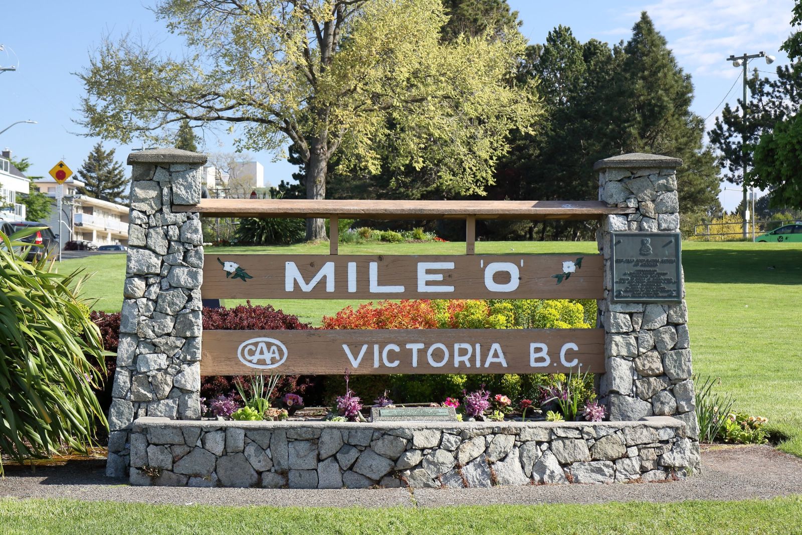 “Mile 0&quot; of the 7,821 km (4,860 mi) long Trans-Canada Highway