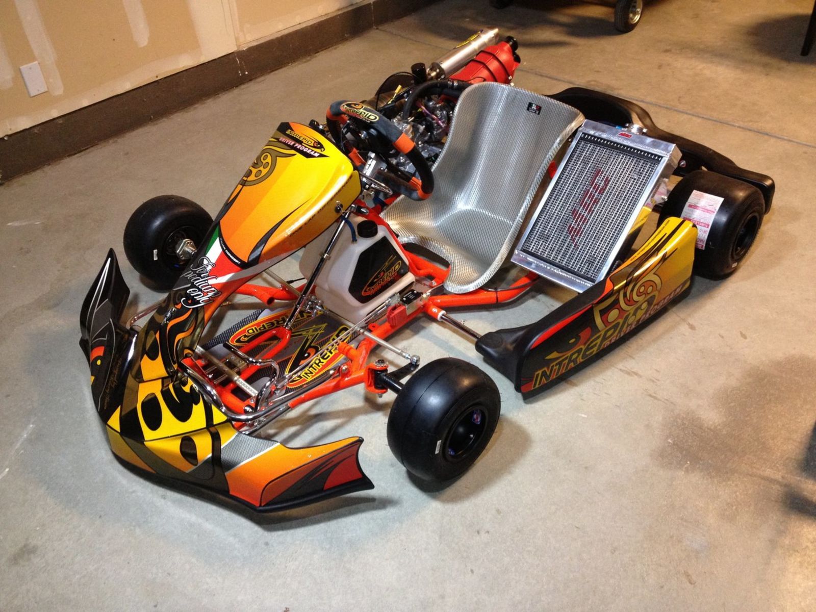 This is a fast go kart