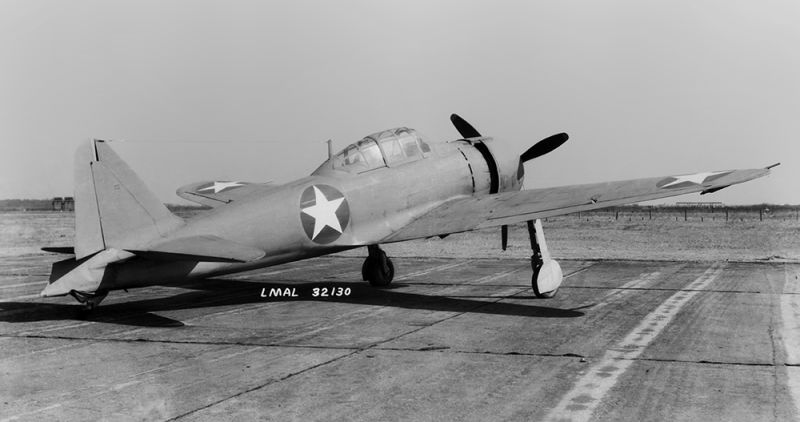 The Akutan Zero, painted with US Army Air Forces markings. After limited testing in California, the aircraft was transferred to the East Coast and flown at the U.S. Navy at Naval Air Station Patuxent River, Maryland (NASA)