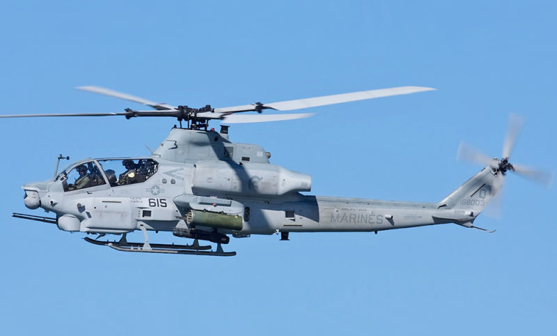The latest incarnation of the venerable Cobra, the AH-1Z Viper features a new four-blade rotor, enhanced targeting and avionics, and two turboshaft engines. (Gerry Metzler)