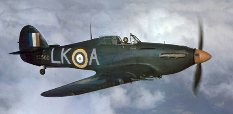 But the more workmanlike Hawker Hurricane also benefitted from the Merlin’s power as it took on the Luftwaffe bombers (RAF)