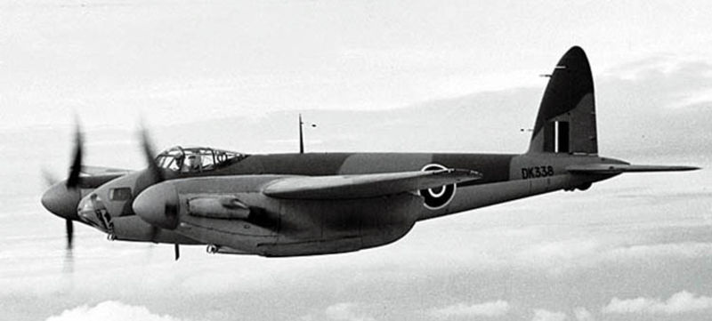 A pair of Merlins powered the remarkable wooden de Havilland Mosquito to a top speed of 415 mph (Canadian Forces)