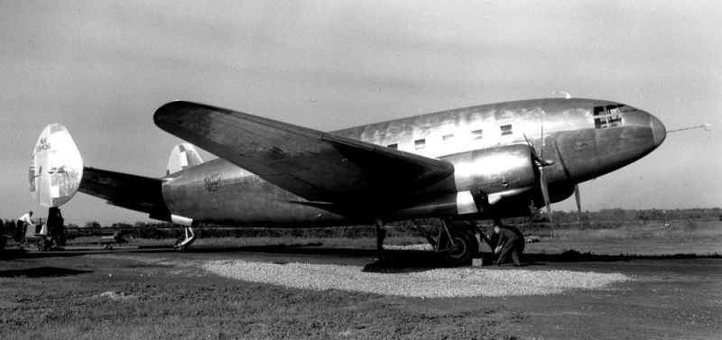 The C-46 Commando began as the CW-20 airliner, which originally had a double tail. (Author unknown)