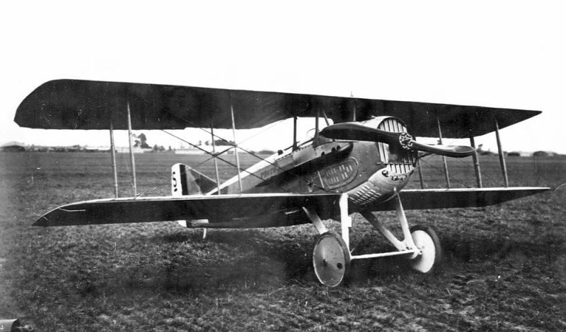 A US Army Air Service SPAD S.XIII at Romorantin Aerodrome, France in 1918 (US Air Force)