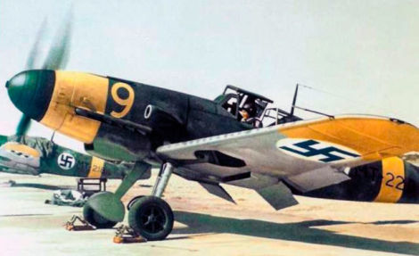 A Messerschmitt Bf 109G of the Finnish Air Force. Though the swastika is associated with Fascist Germany, the Finns used it as a symbol of good fortune, and it marked their aircraft from 1918-1945. (Author unknown)
