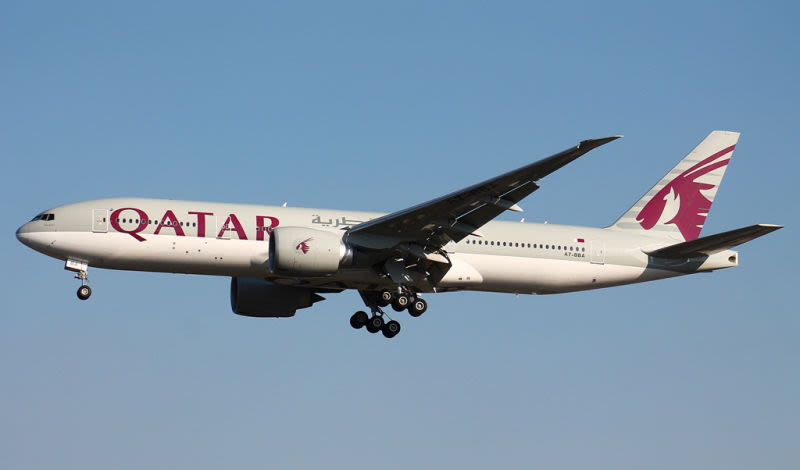 Qatar Airways Boeing 777-200LR (Rafael Luiz Canossa)