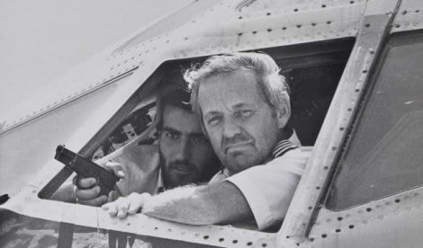 Captain John Testrake with unidentified hijacker. (Author unknown)