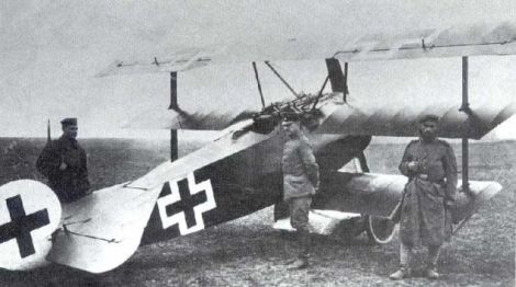 Manfred von Richthofen’s red Dr.1 (Author unknown)