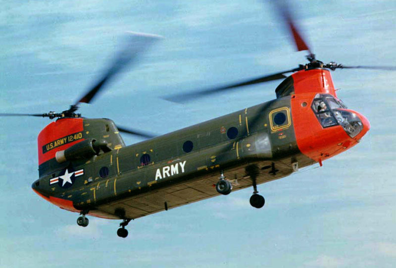 The HC-1B during a test flight. (US Army)
