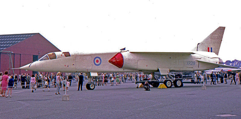 The prototype BAC TSR-2 at Warton airfield in 1966. This was the only example to fly. (RuthAS)