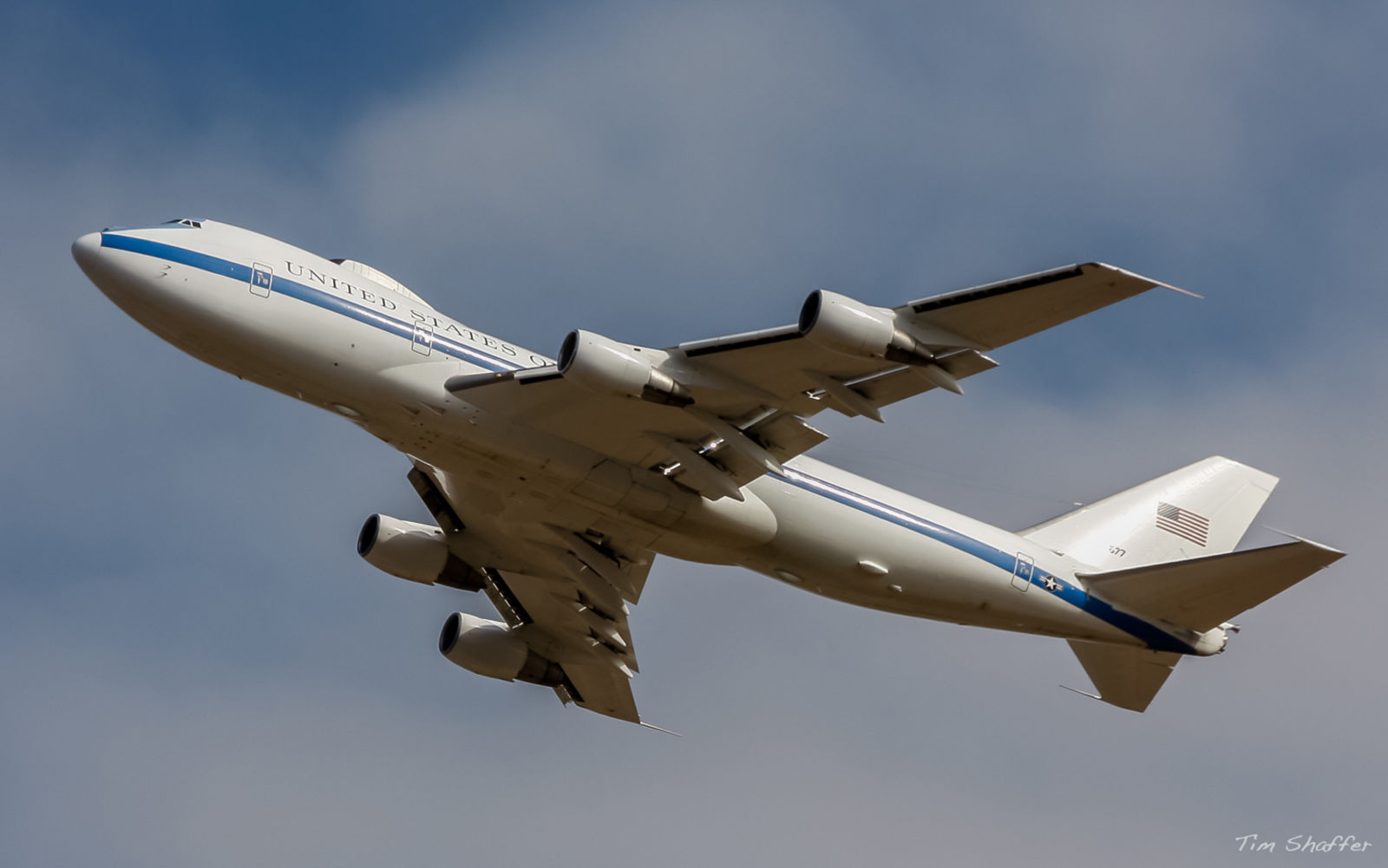 A Boeing E-4B takes off from Dyess Air Force Base in Abilene, Texas in 2012 (Tim Shaffer)