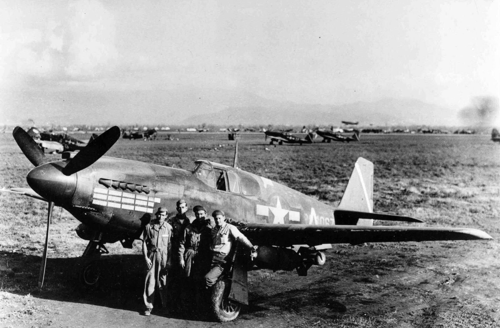 A-36 of the 86th Bombardment Group (Dive), “284067&quot; coded A, lost to flak, 14 January 1944