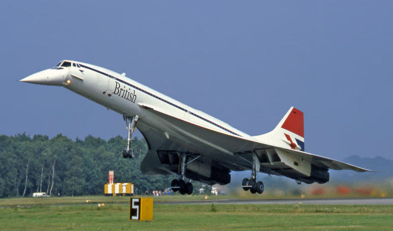 British Airways Concorde at Farnborough in 1982 (Ralf Manteufel)