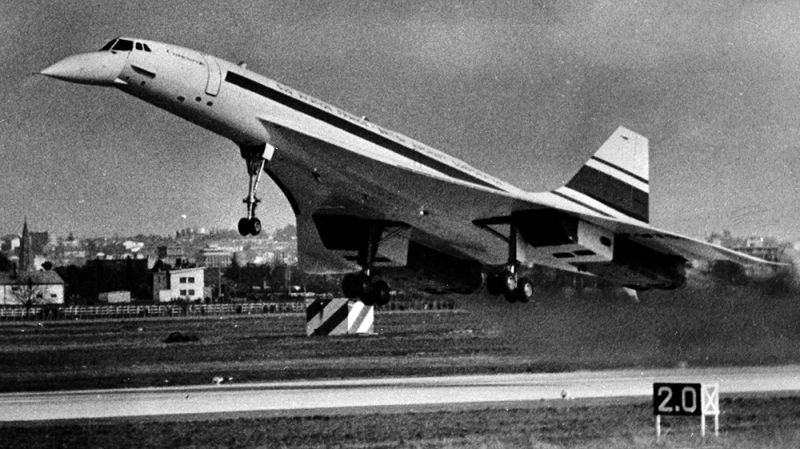 Concorde 001 (F-WTSS) takes off on its maiden flight on March 2, 1969 (André Cros)