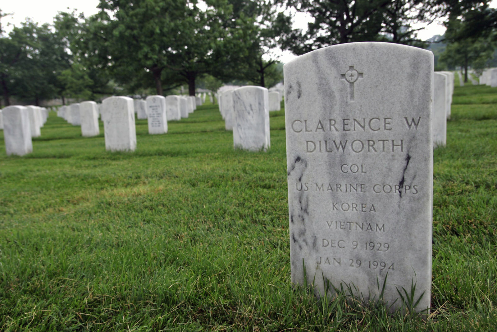 My father-in-law, interred at Arlington National Cemetery. 