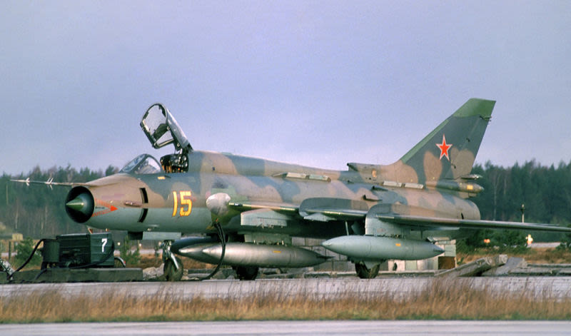 A Soviet Su-17M4 