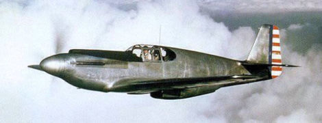 The Northrop NA-73X, the prototype of the P-51 Mustang