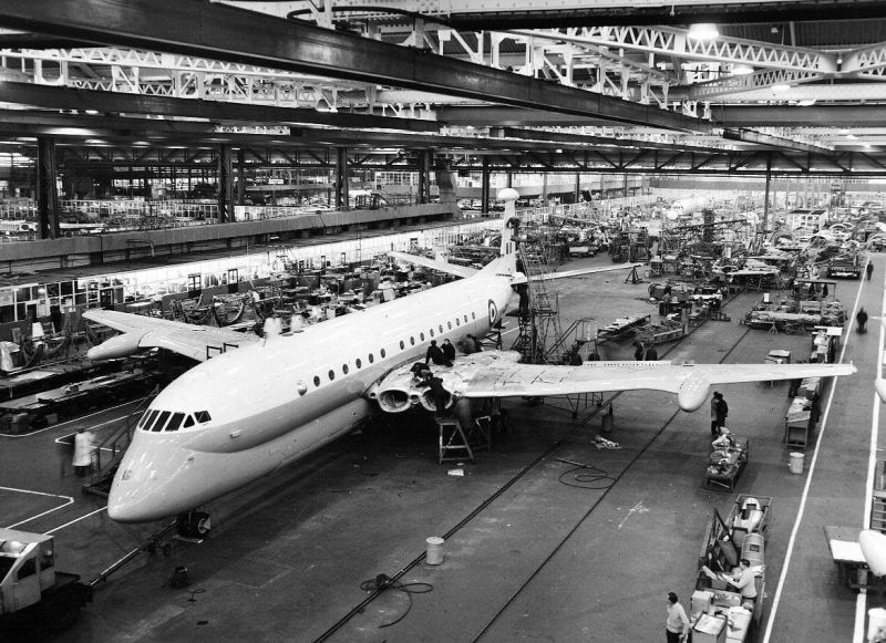 Hawker Siddeley Nimrod production 